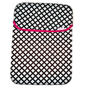 THE Macbeth Collection Reversible Print
 Neoprene Laptop case. Floral 1960s